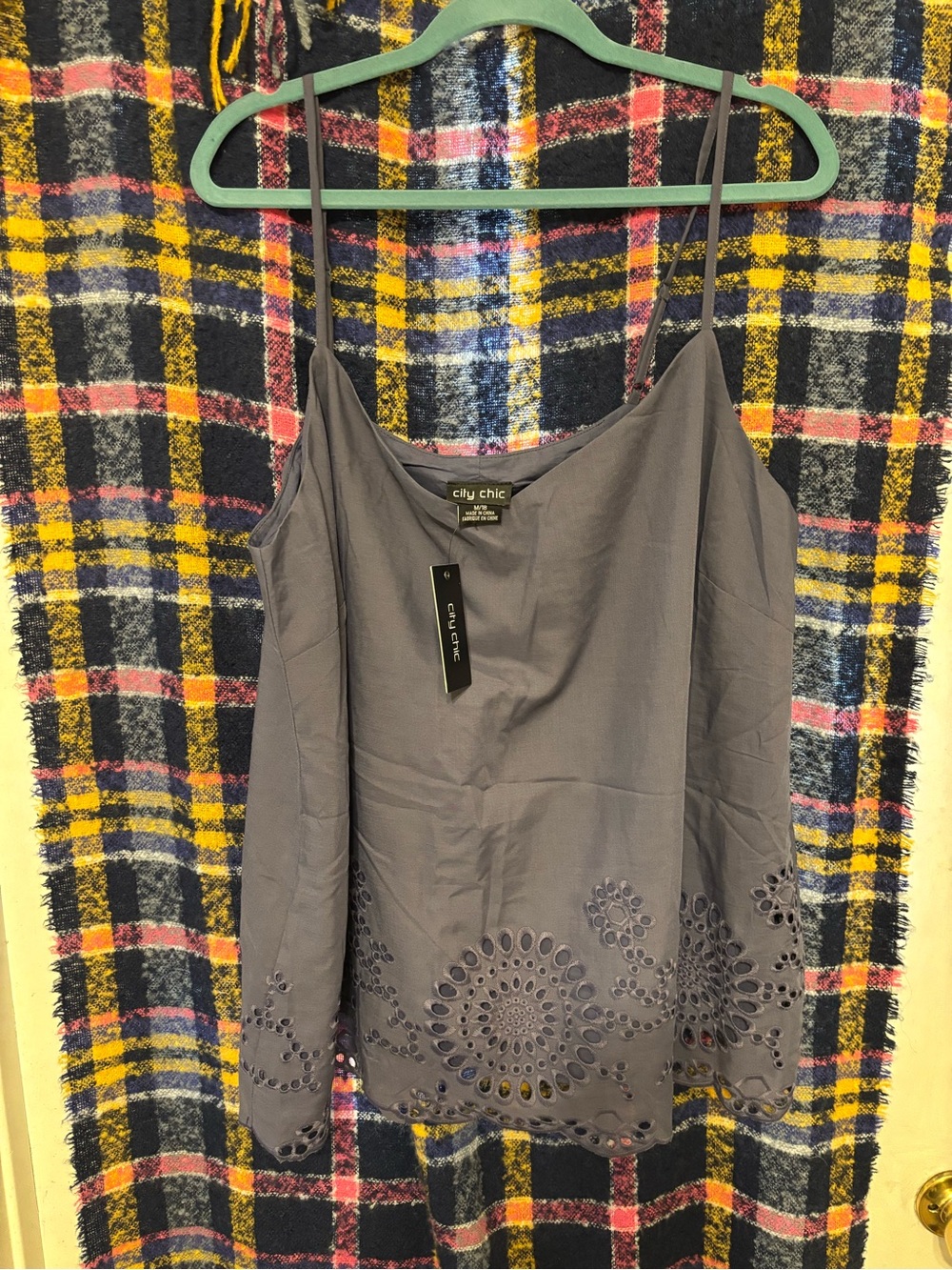 City Chic Dusty Lavender Sleeveless Cami